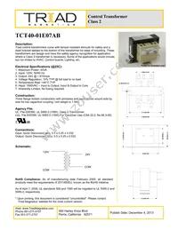 TCT40-01E07AB-B Datasheet Cover