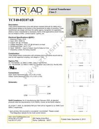 TCT40-02E07AB-B Datasheet Cover
