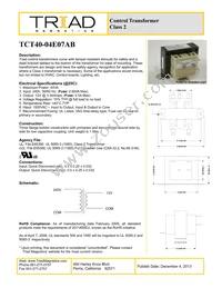 TCT40-04E07AB Datasheet Cover