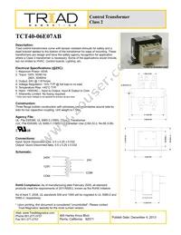 TCT40-06E07AB-B Datasheet Cover