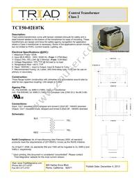 TCT50-02E07K Datasheet Cover