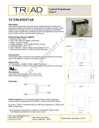 TCT50-03E07AB Datasheet Cover