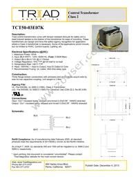 TCT50-03E07K Datasheet Cover