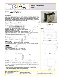 TCT50-05E07AB-B Datasheet Cover