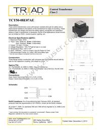 TCT50-08E07AE Datasheet Cover