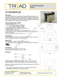 TCT50-09E07AB-B Datasheet Cover