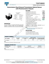 TCUT1300X01 Datasheet Cover