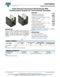 TCUT1630X01 Datasheet Cover