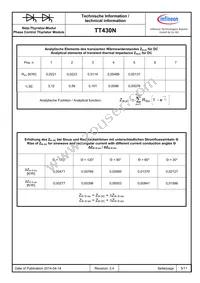 TD430N22KOFTIMHPSA1 Datasheet Page 5