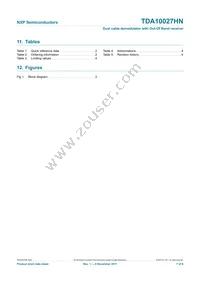 TDA10027HN/C1 Datasheet Page 7