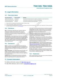 TDA1308AT/N2 Datasheet Page 18