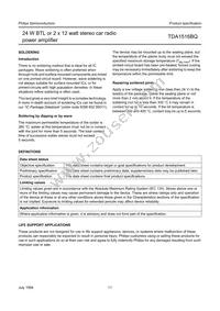 TDA1516BQ/N2 Datasheet Page 11