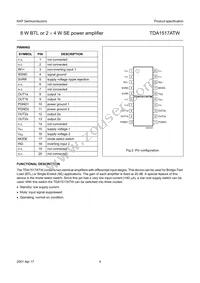 TDA1517ATW/N1 Datasheet Page 4