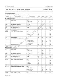 TDA1517ATW/N1 Datasheet Page 6
