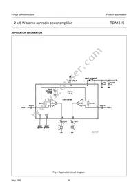 TDA1519/N2 Datasheet Page 8