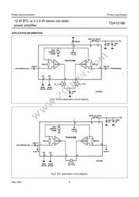 TDA1519B/N2 Datasheet Page 8