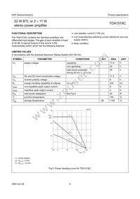 TDA1519C/N3C Datasheet Page 6
