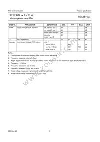 TDA1519C/N3C Datasheet Page 9