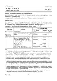 TDA1519C/N3C Datasheet Page 18