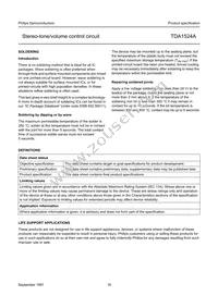 TDA1524A/V4 Datasheet Page 16