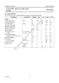 TDA1552Q/N4 Datasheet Page 6