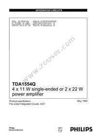 TDA1554Q/N2 Datasheet Cover