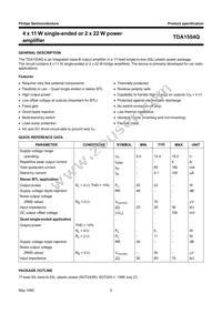 TDA1554Q/N2 Datasheet Page 2