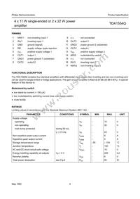 TDA1554Q/N2 Datasheet Page 4