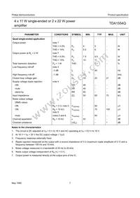 TDA1554Q/N2 Datasheet Page 7