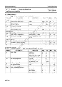 TDA1558Q/N1 Datasheet Page 6