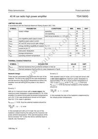 TDA1560Q/N4C Datasheet Page 6