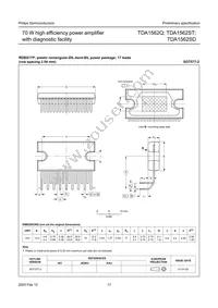 TDA1562ST/N3C Datasheet Page 17