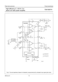 TDA1565TH/N1C Datasheet Page 14