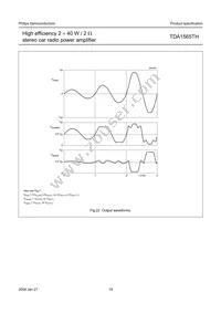 TDA1565TH/N1C Datasheet Page 19