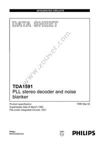 TDA1591T/V3 Datasheet Cover