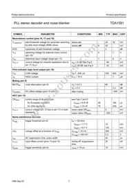 TDA1591T/V3 Datasheet Page 7