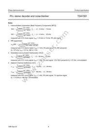 TDA1591T/V3 Datasheet Page 8