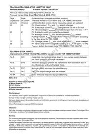 TDA16847-2 Datasheet Page 2
