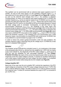 TDA16888GGEGHUMA1 Datasheet Page 13