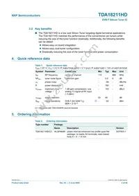 TDA18211HD/C2 Datasheet Page 2