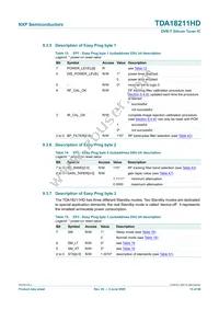 TDA18211HD/C2 Datasheet Page 15