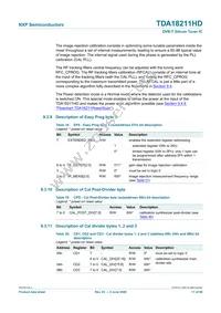 TDA18211HD/C2 Datasheet Page 17