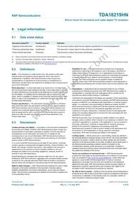 TDA18219HN/C1 Datasheet Page 6