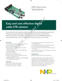 TDA18252HN/C1 Datasheet Cover