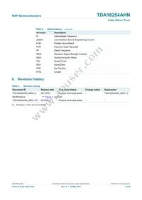 TDA18254AHN/C1 Datasheet Page 4