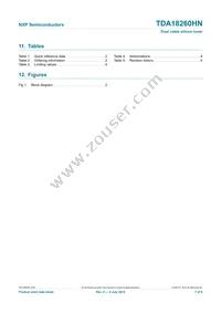 TDA18260HN/C1 Datasheet Page 7