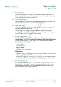 TDA18271HD/C2 Datasheet Page 7
