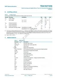 TDA18273HN/C1 Datasheet Page 4