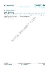 TDA18273HN/C1 Datasheet Page 6