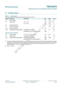 TDA18275HN/C1Y Datasheet Page 4